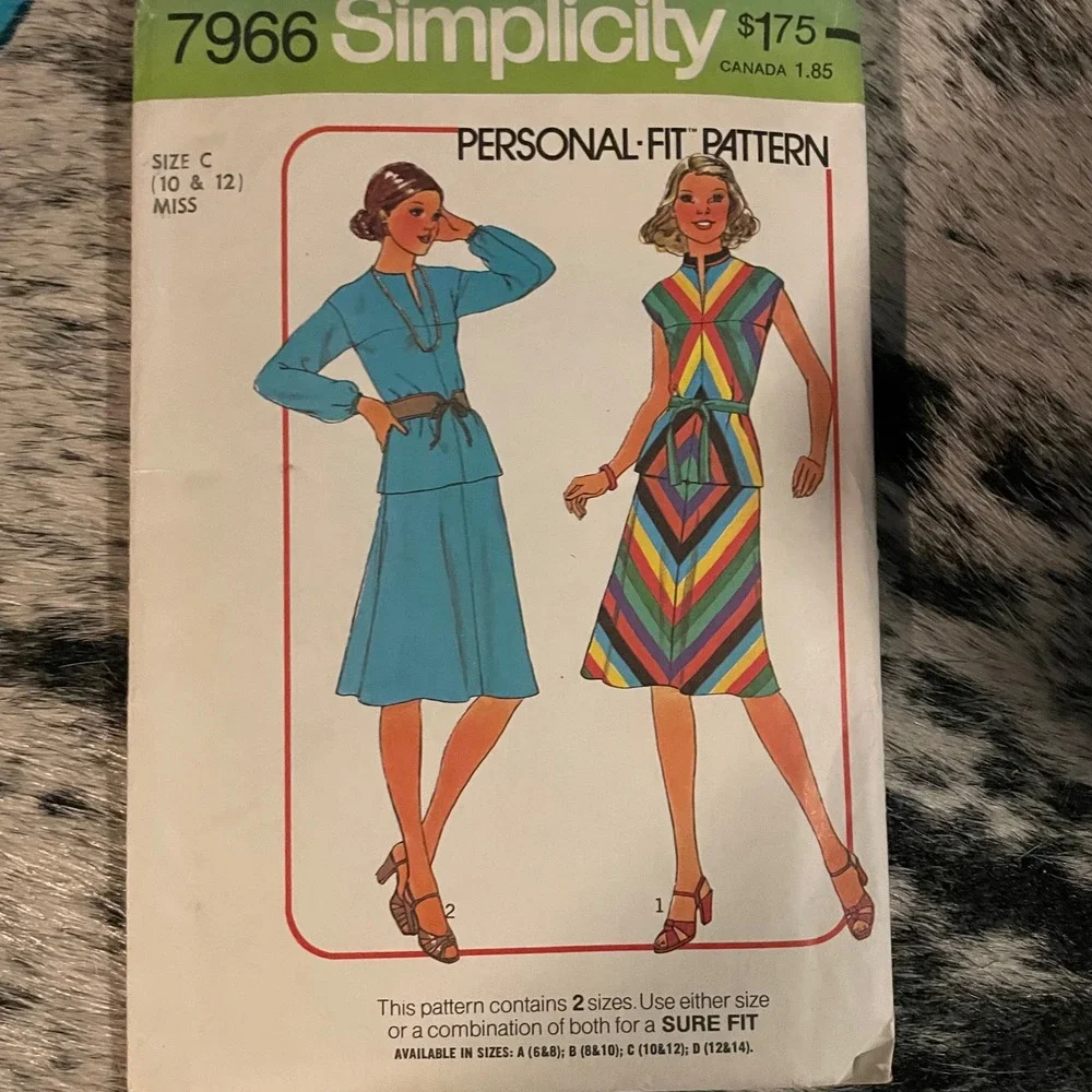 Lot of 10 Vintage Sewing Patterns Lot 1970s 1980s Simplicity McCalls ESP Fashion